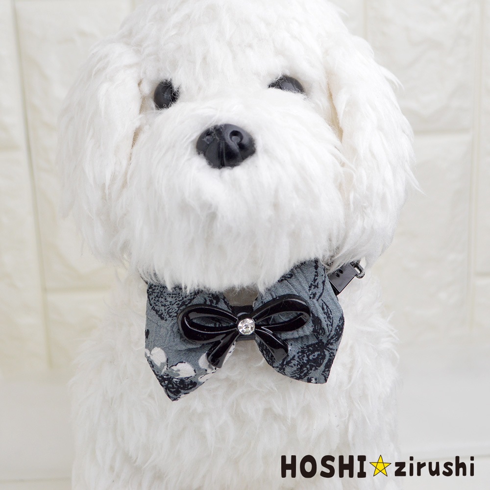 クールデザインのリボンビジューチョーカー【20個入り】 Pet choker Dog collar Pet ribbon Pet accessories