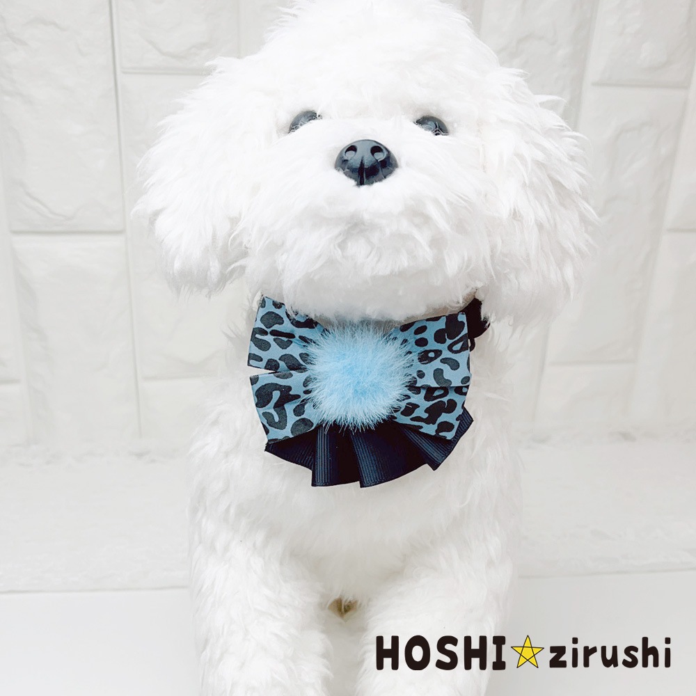 冬のレオパードチョーカー【20個入り】 Pet choker Dog collar Pet