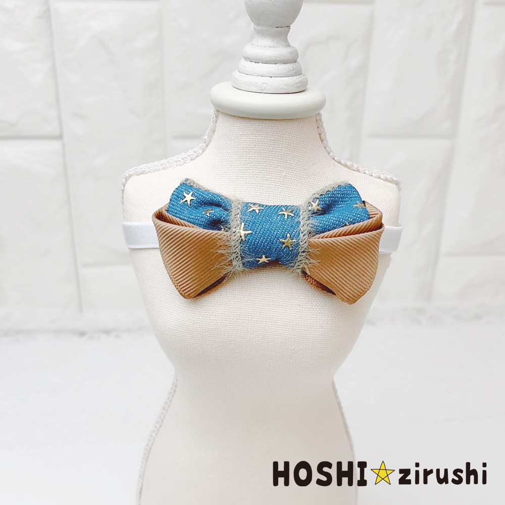 星柄デニムチョーカー【20個入り】 Pet choker Dog collar Pet ribbon Pet accessories