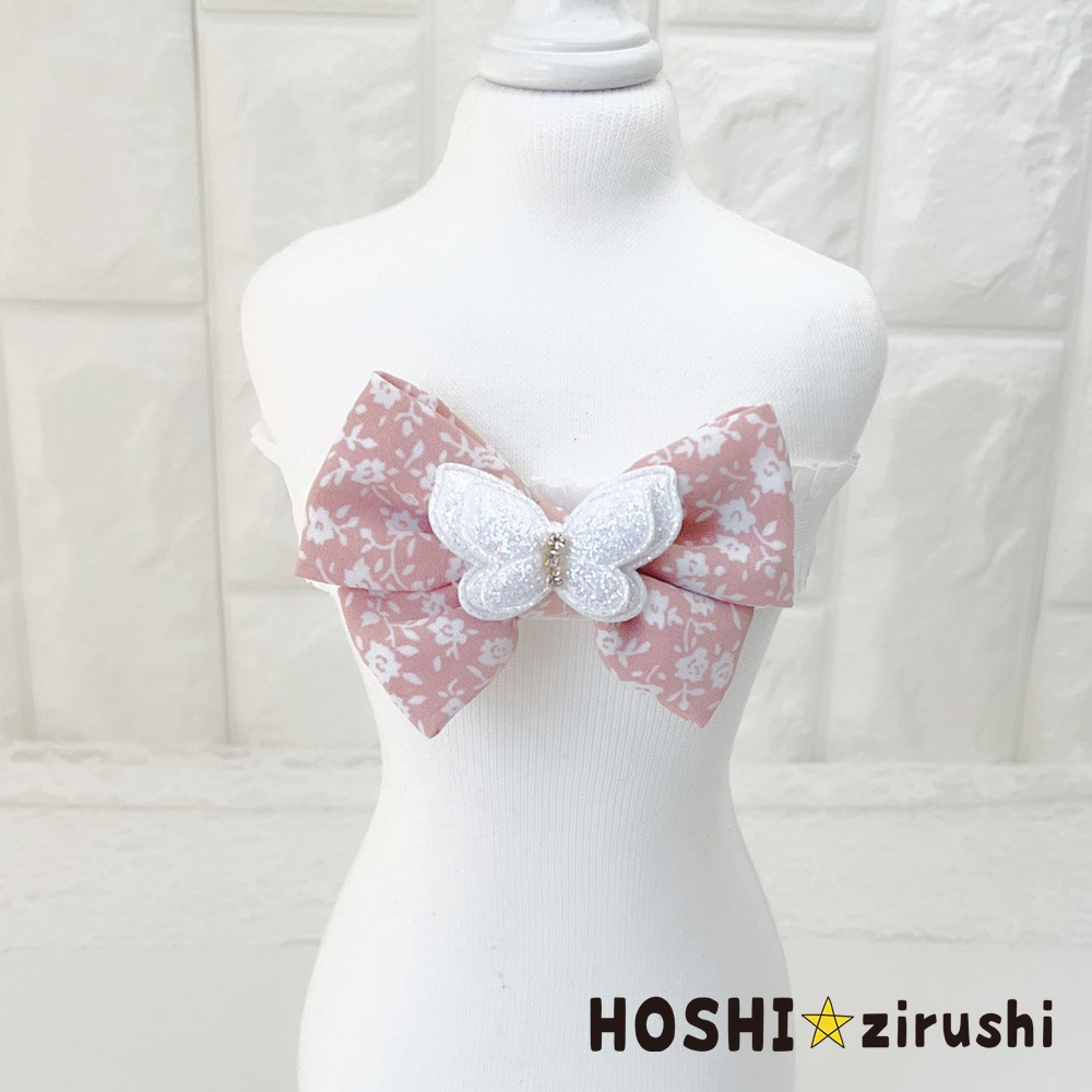 フローラルリボンチョーカー【20個入り】 Pet choker Dog collar Pet