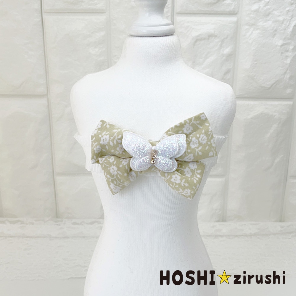 フローラルリボンチョーカー【20個入り】 Pet choker Dog collar Pet