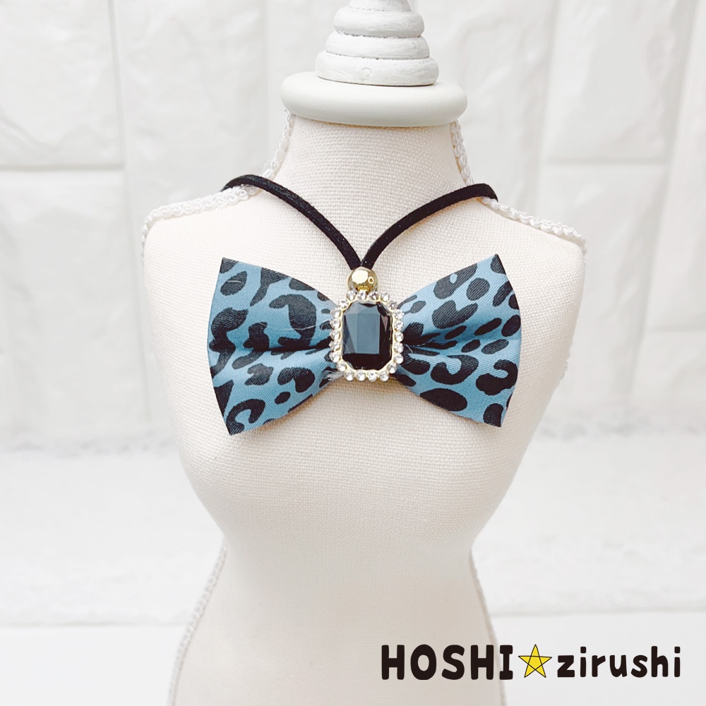 ゴージャスなヒョウ柄ペンダント【20個入り】 Pet choker Dog collar Pet ribbon Pet accessories pendant
