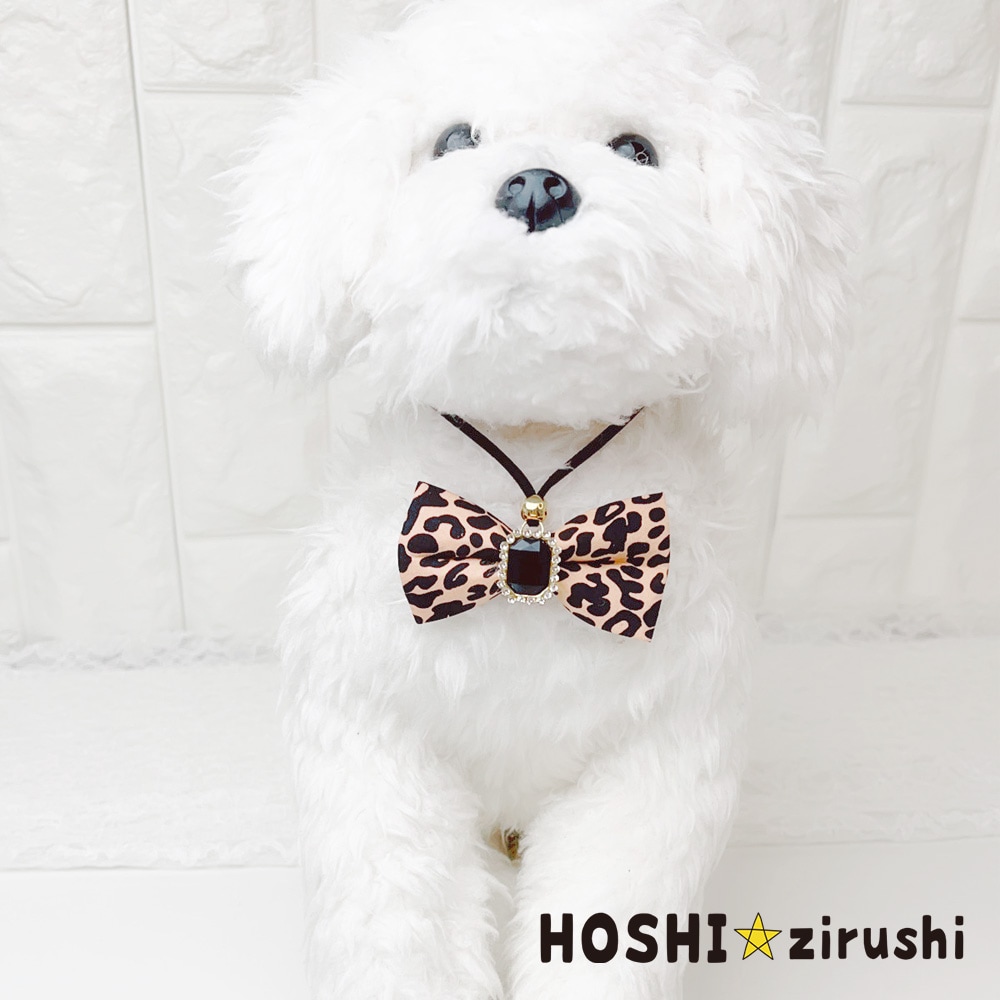 ゴージャスなヒョウ柄ペンダント【20個入り】 Pet choker Dog collar Pet ribbon Pet accessories pendant