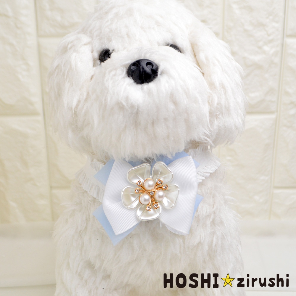 トリミングチョーカー 878 ダッフィー 色んなフラワーチョーカー【20個入り】 Pet choker Dog collar