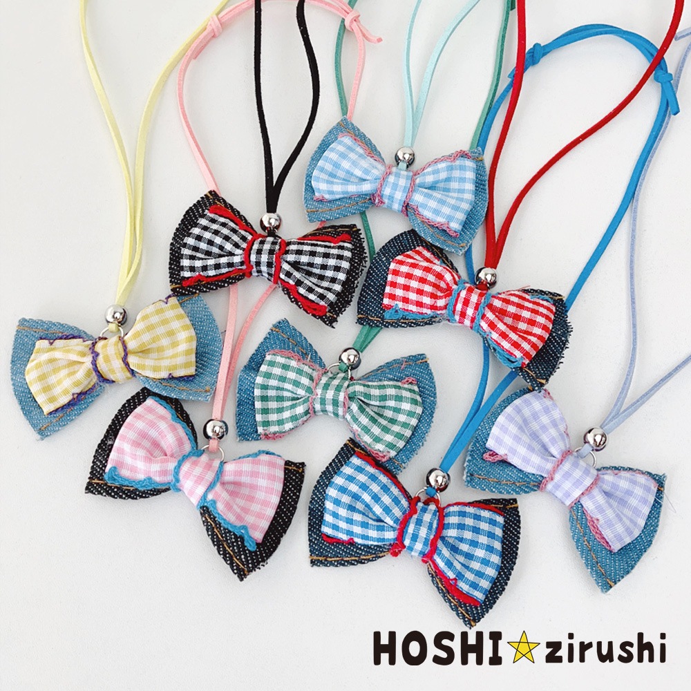 ポップギンガムペンダント【20個入り】 Pet choker Dog collar Pet