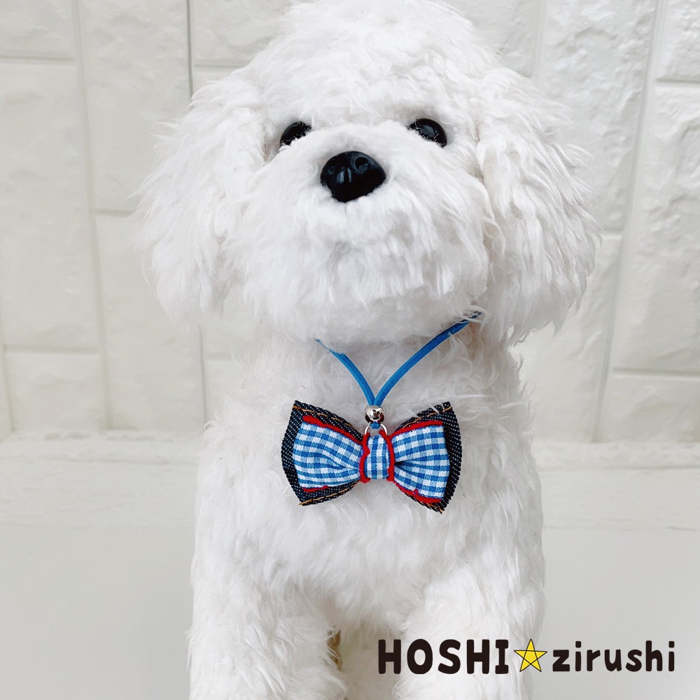 ポップギンガムペンダント【20個入り】 Pet choker Dog collar Pet ribbon Pet accessories pendant