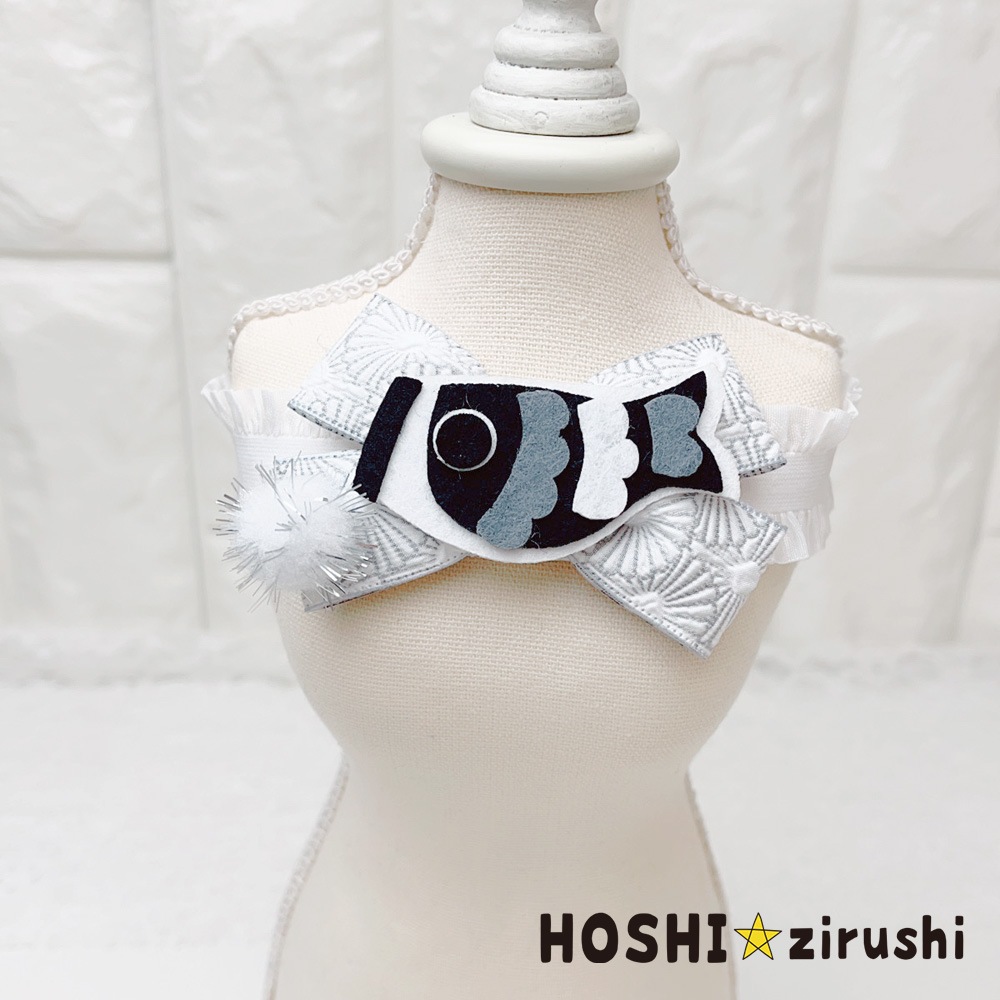 和柄リボンの端午の節句チョーカー【20個入り】 Pet choker Dog collar