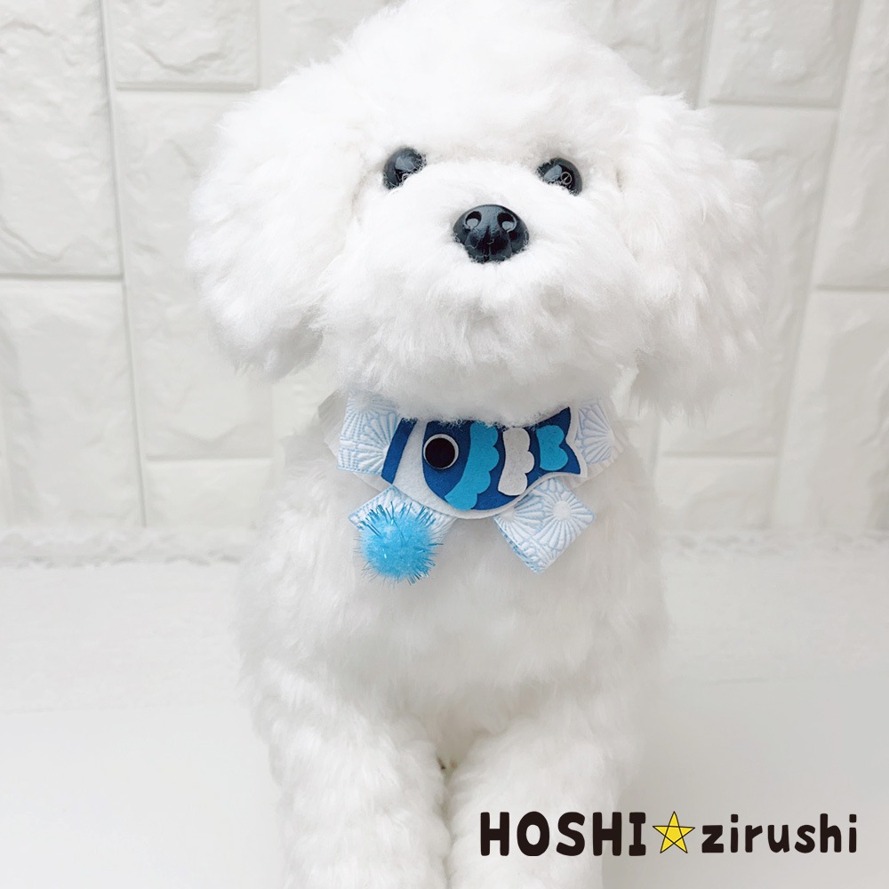 和柄リボンの端午の節句チョーカー【20個入り】 Pet choker Dog collar