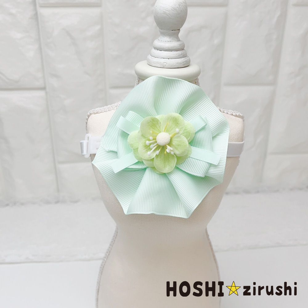 花てまりチョーカー【20個入り】 Pet choker Dog collar Pet ribbon