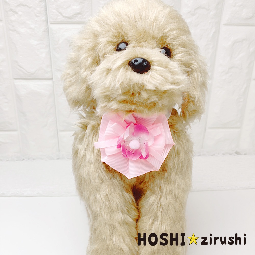 花てまりチョーカー【20個入り】 Pet choker Dog collar Pet ribbon Pet accessories