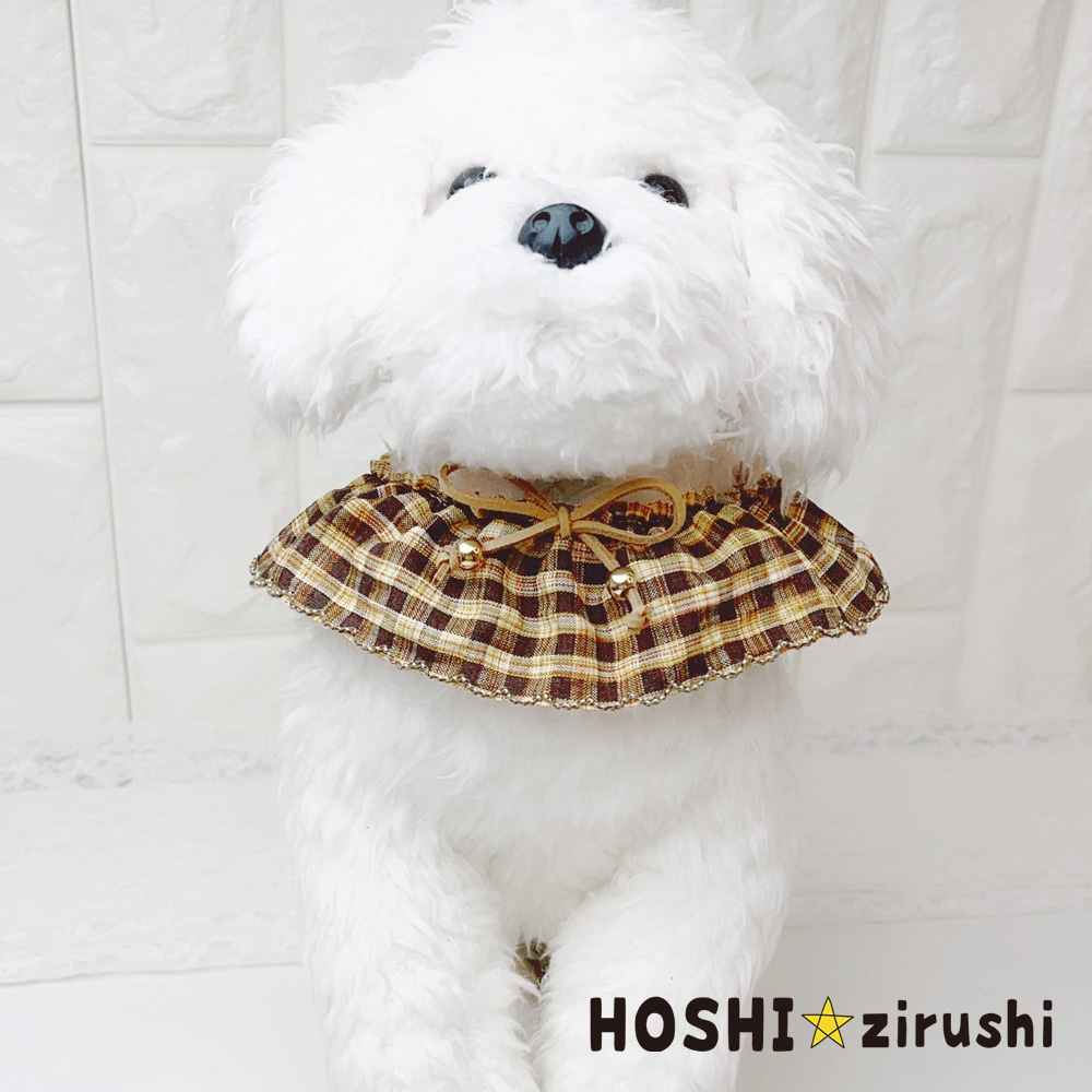 レトロチェックな韓国風チョーカー【20個入り】 Pet choker Dog collar