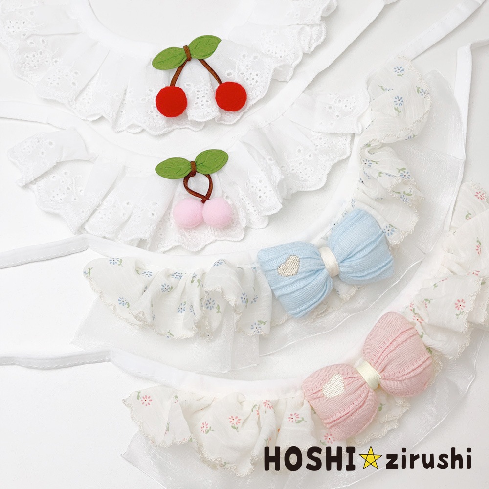 ナチュラル素材の素敵エプロン【10枚入】 Pet choker Dog collar Pet ribbon Pet accessories
