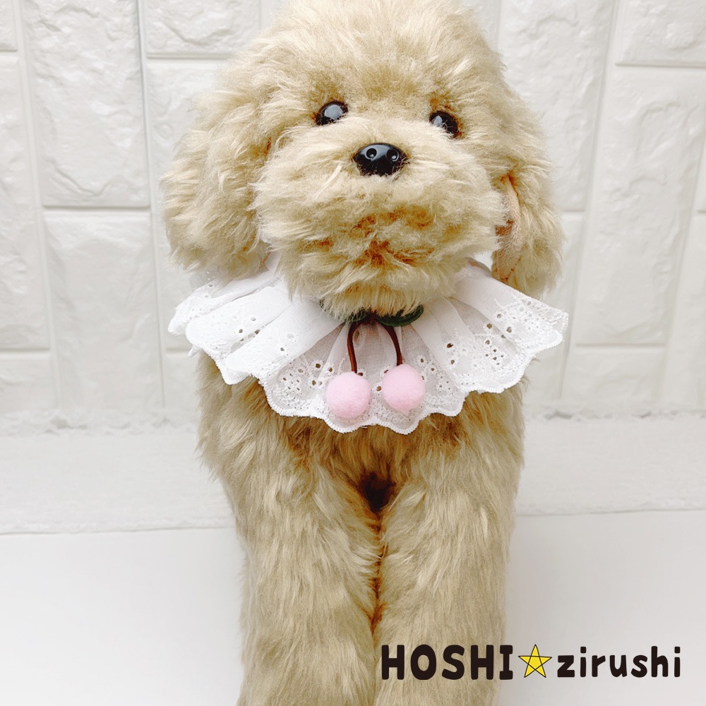 ナチュラル素材の素敵エプロン【10枚入】 Pet choker Dog collar Pet ribbon Pet accessories