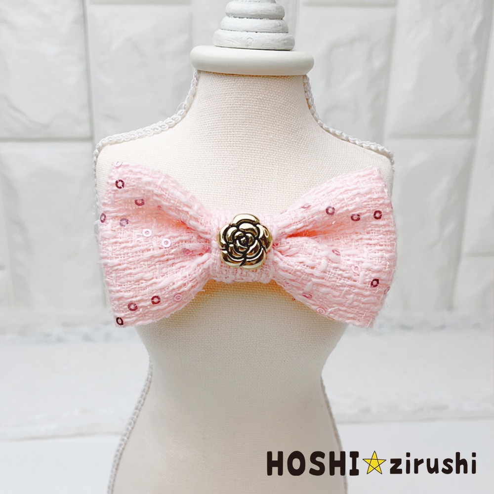 スパンコールローズチョーカー【20個入り】 Pet choker Dog collar Pet