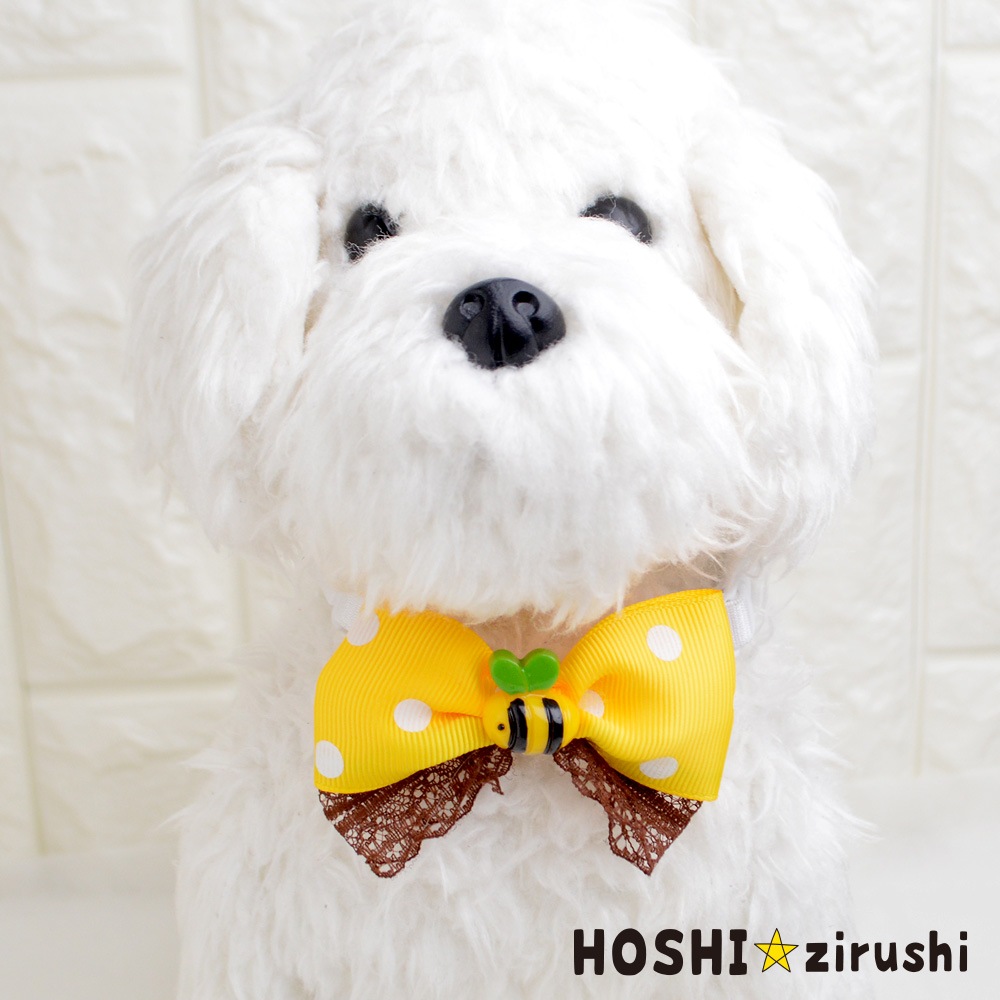 てんとう虫とハチさんチョーカー【20個入り】 Pet choker Dog collar Pet ribbon Pet accessories