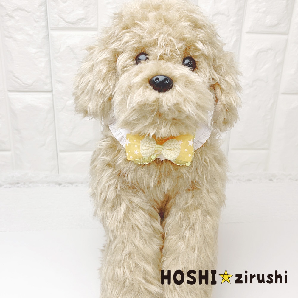 キラキラリボンのおめかしチョーカー【20個入り】 Pet choker Dog