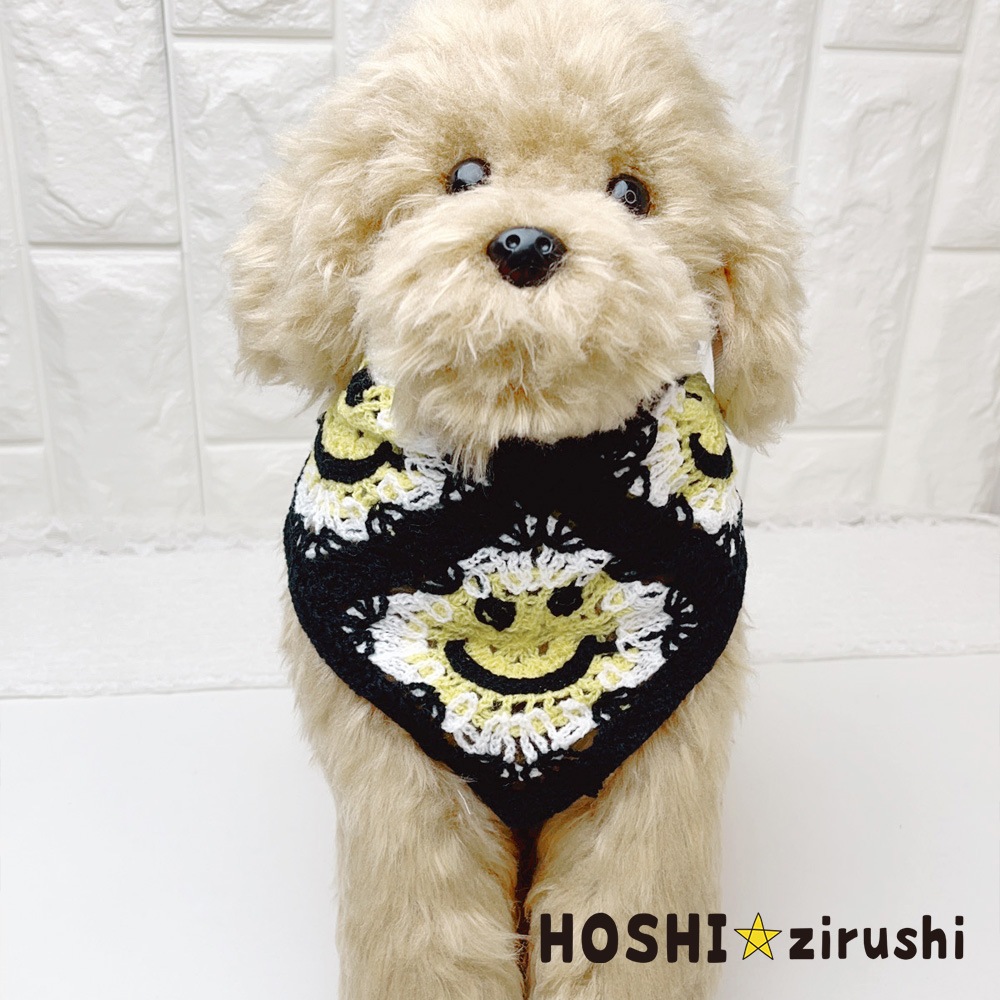 ★大型犬でもＯＫ★ 手編みお洒落三角チョーカー【5個入り】
