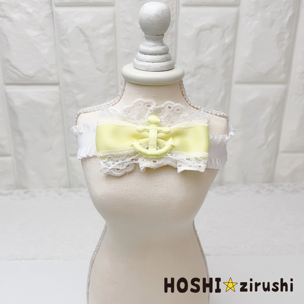 マリンアンカーリボンチョーカー【20個入り】 Pet choker Dog collar