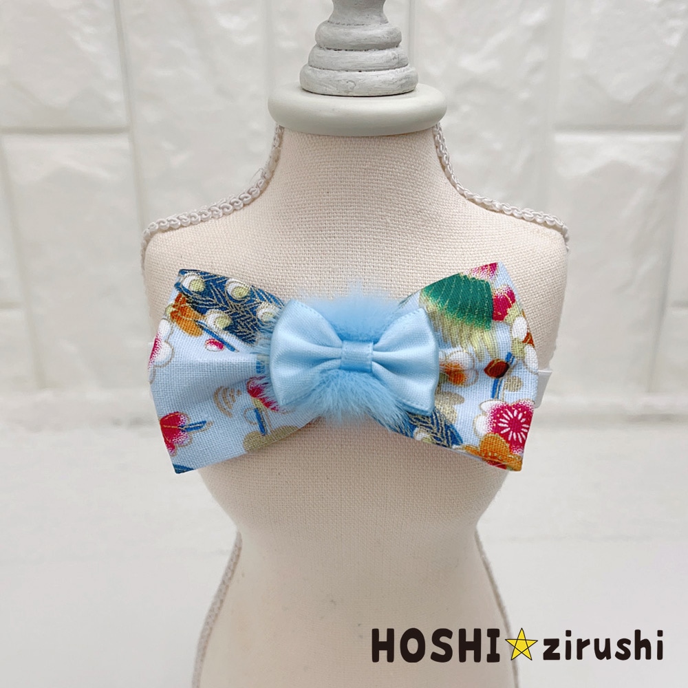 ファー付きお正月チョーカー【20個入り】 Pet choker Dog collar Pet