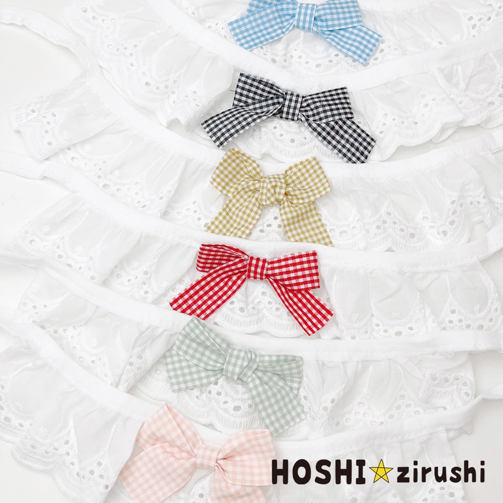 コットンナチュラルレースエプロン (10枚入)Pet choker Dog collar Pet ribbon Pet accessories