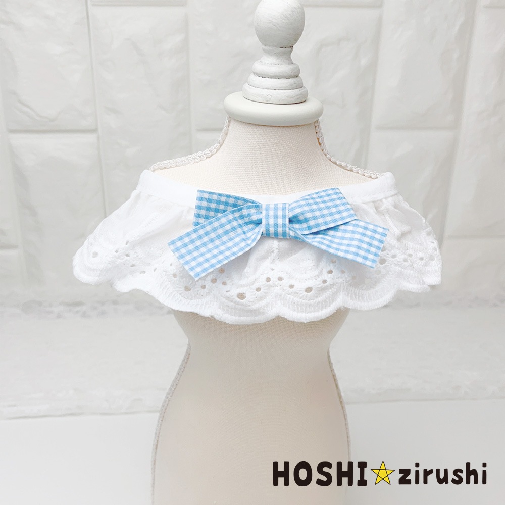 コットンナチュラルレースエプロン (10枚入)Pet choker Dog collar Pet ribbon Pet accessories