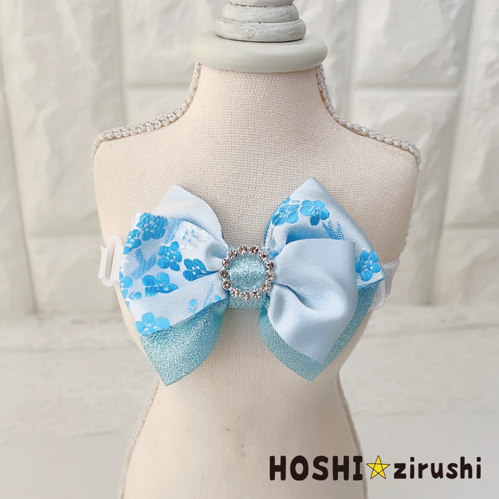 キラキラビジューの和風チョーカー【20個入り】 Pet choker Dog collar