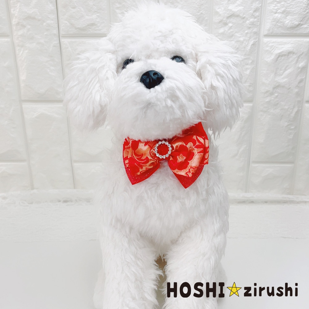 キラキラビジューの和風チョーカー【20個入り】 Pet choker Dog collar