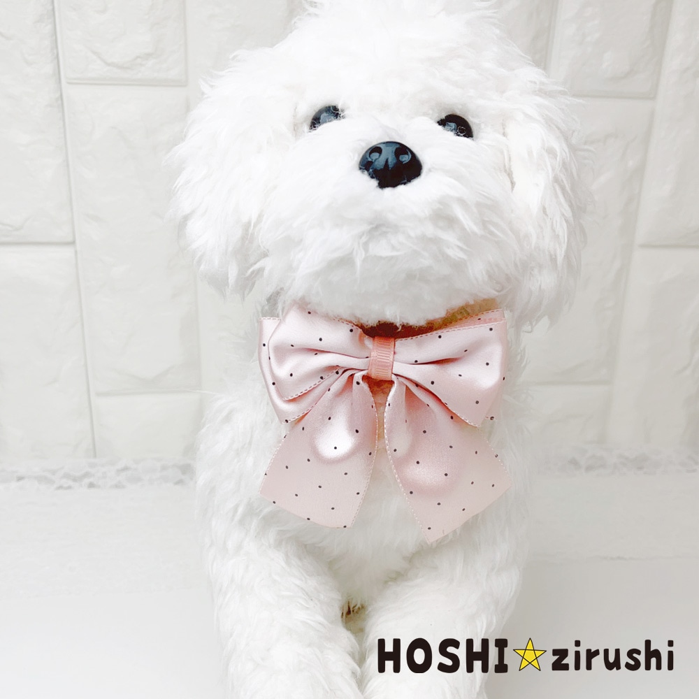 クラシカルサテンチョーカー【20個入り】 Pet choker Dog collar Pet ribbon Pet accessories