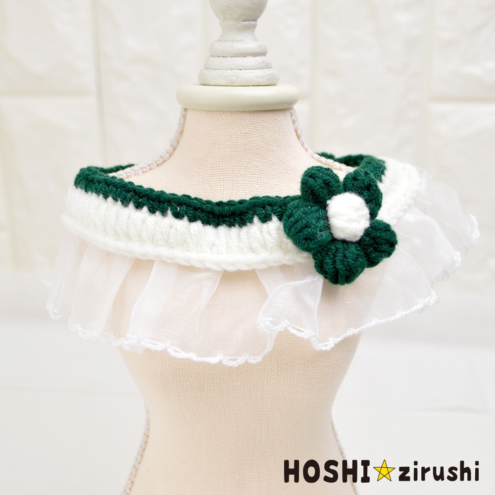 レトロとお花の韓国風チョーカー【10個入り】 Pet choker Dog collar Pet ribbon Pet accessories