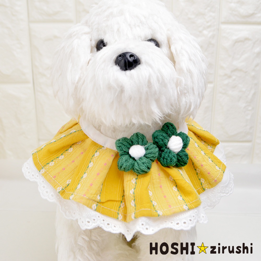 レトロとお花の韓国風チョーカー【10個入り】 Pet choker Dog collar Pet ribbon Pet accessories
