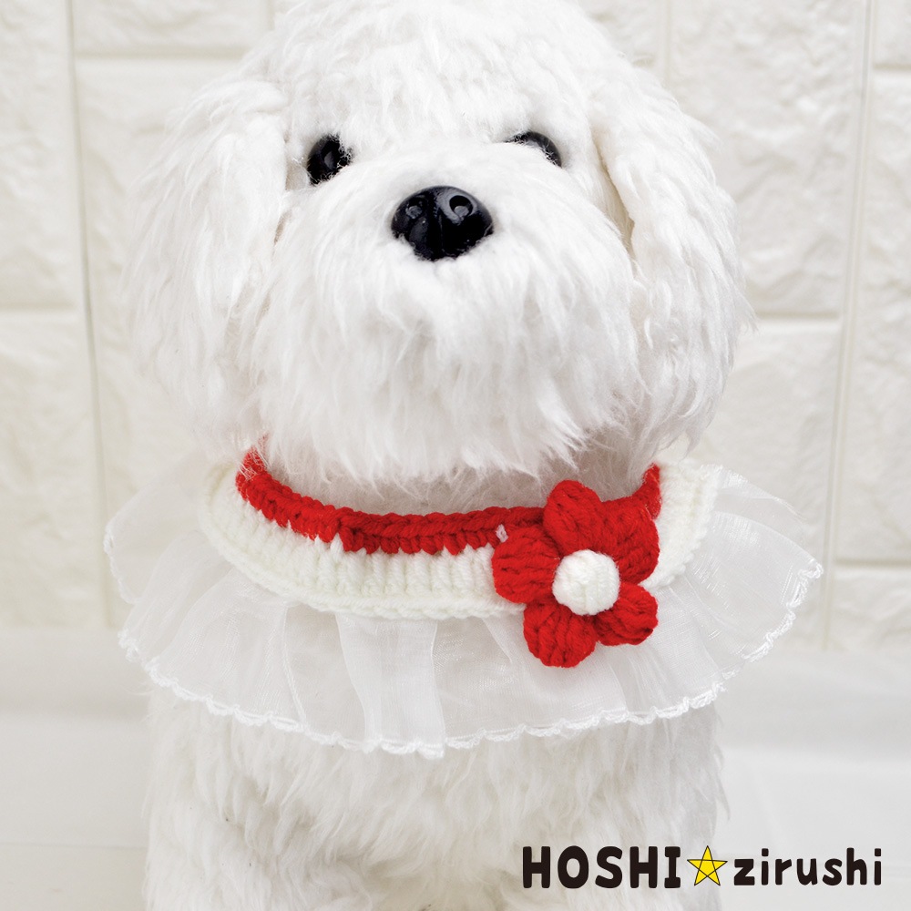 レトロとお花の韓国風チョーカー【10個入り】 Pet choker Dog collar Pet ribbon Pet accessories