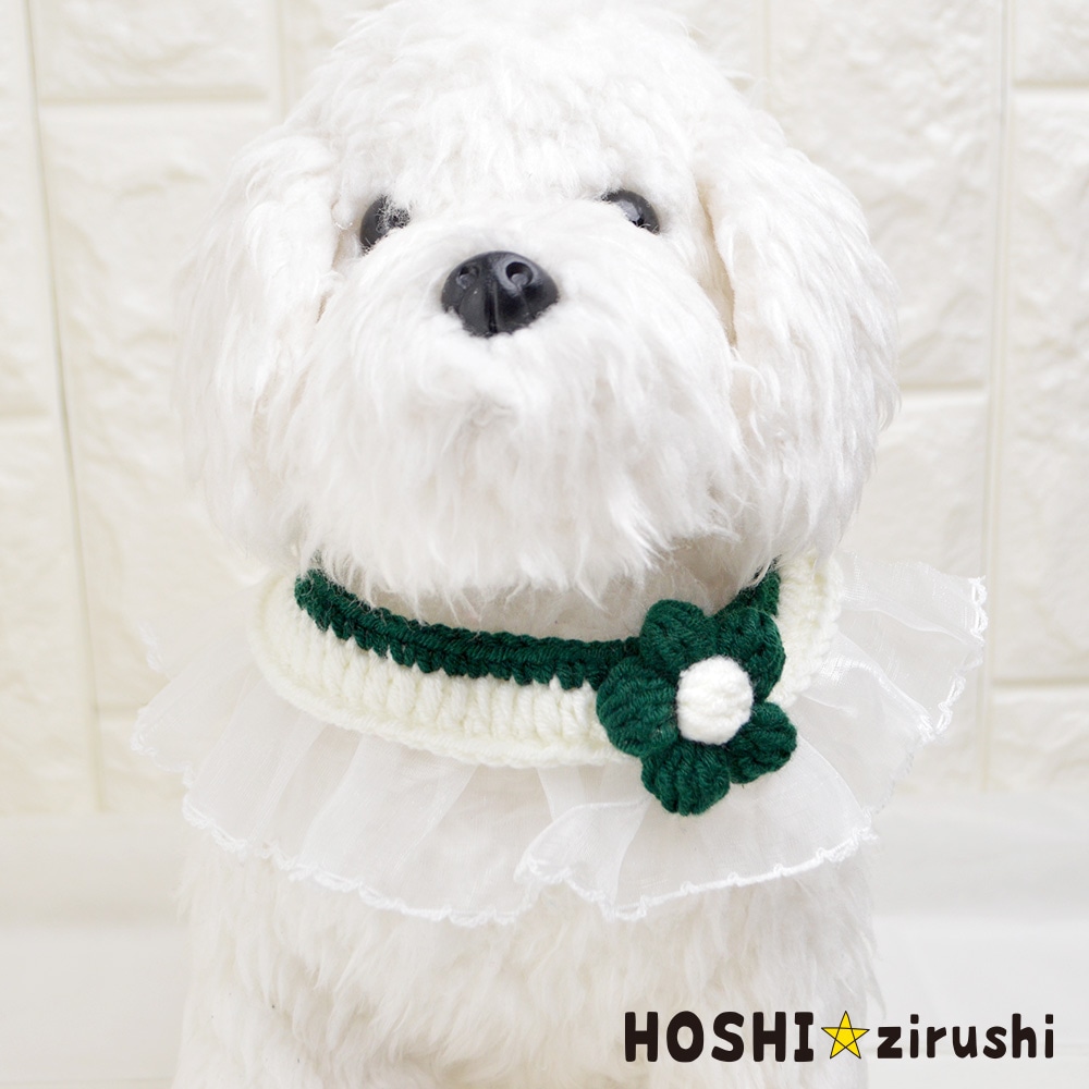 レトロとお花の韓国風チョーカー【10個入り】 Pet choker Dog collar Pet ribbon Pet accessories