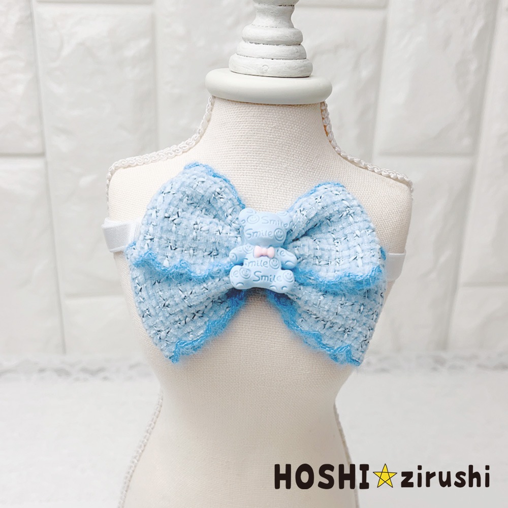 くまさんツイードチョーカー【20個入り】 Pet choker Dog collar Pet