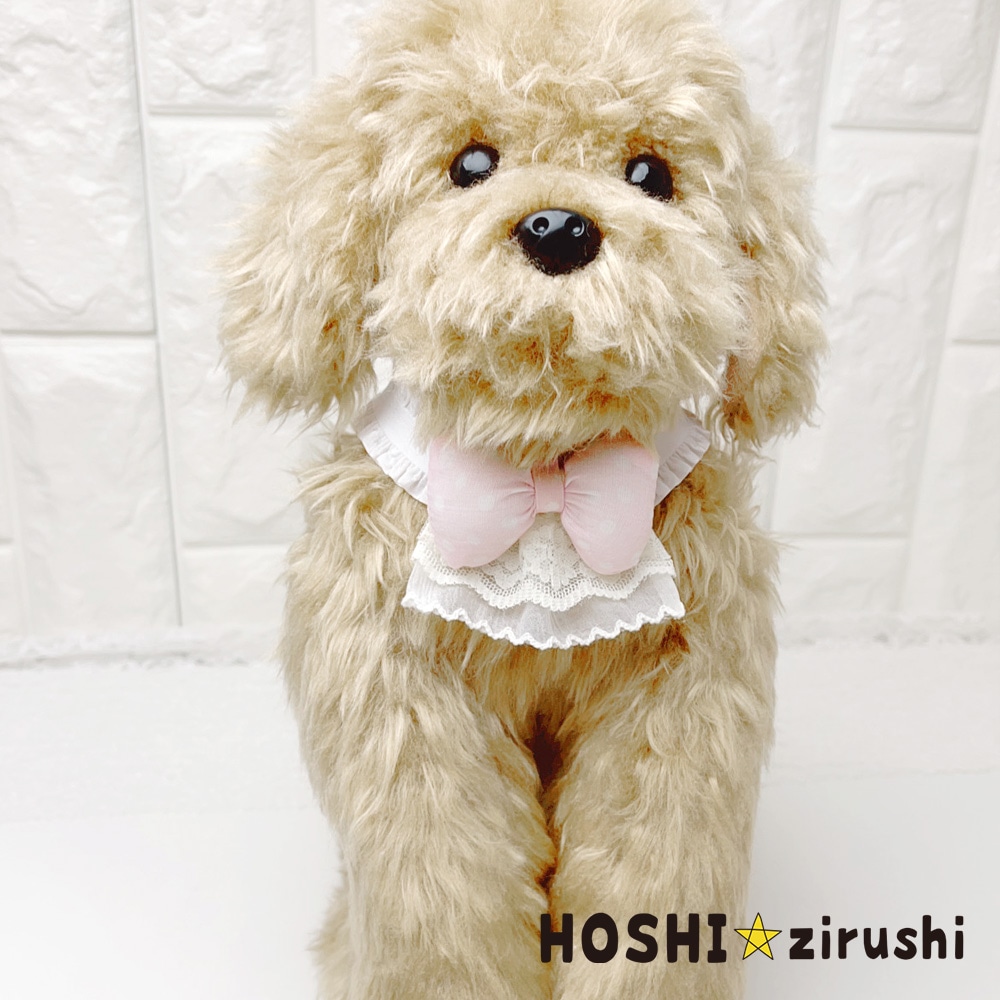 水玉ぷっくりりぼんチョーカー【20個入り】 Pet choker Dog collar Pet
