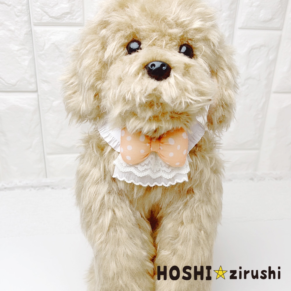 水玉ぷっくりりぼんチョーカー【20個入り】 Pet choker Dog collar Pet