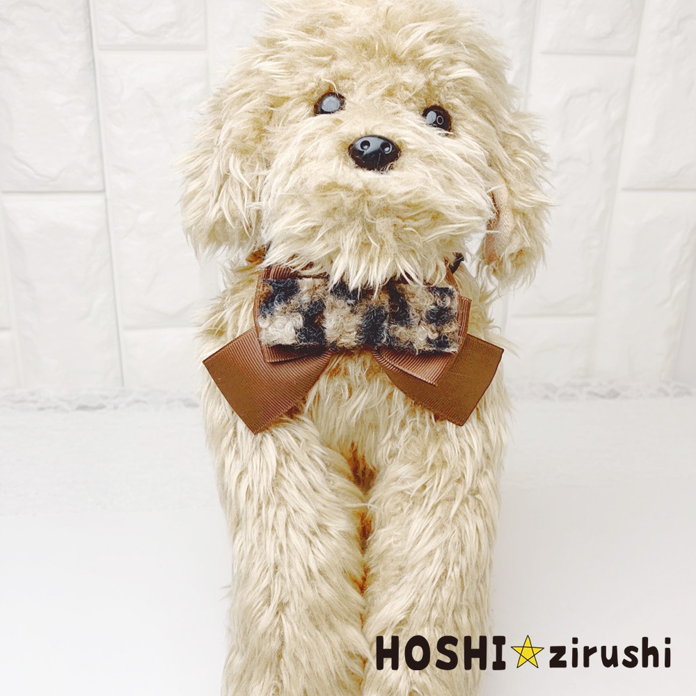 ウールレオパードチョーカー【20個入り】 Pet choker Dog collar Pet ribbon Pet accessories