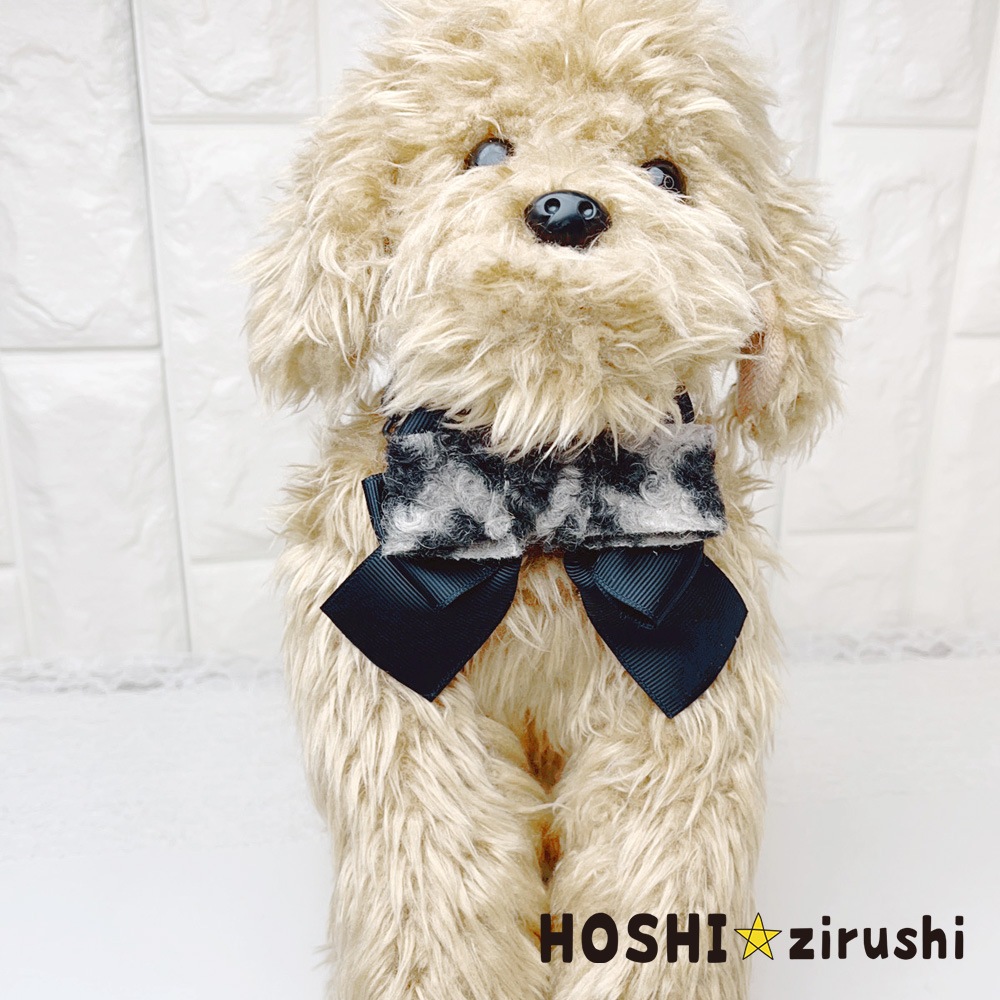 ウールレオパードチョーカー【20個入り】 Pet choker Dog collar Pet ribbon Pet accessories