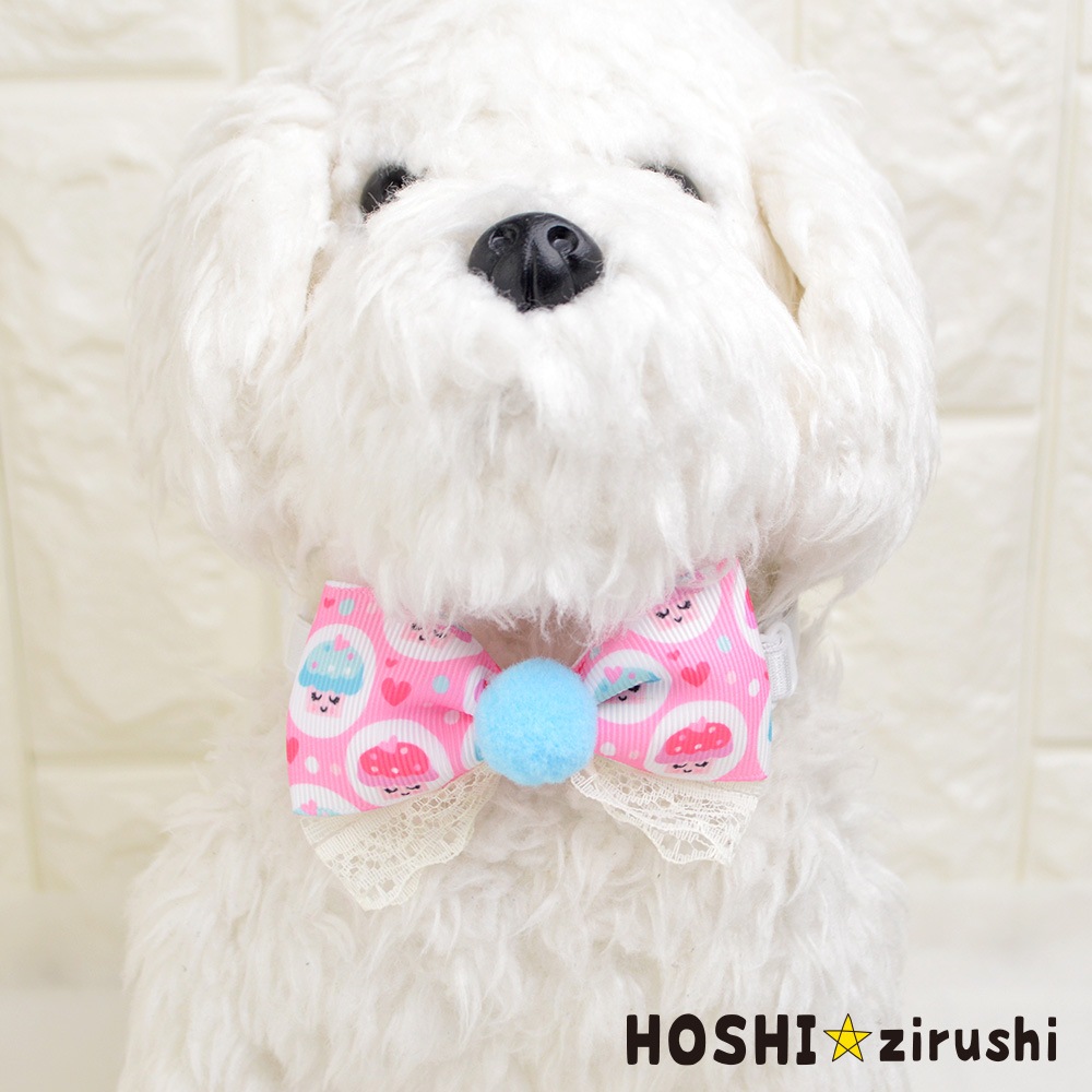 キュートなリボンチョーカー【20個入り】 Pet choker Dog collar Pet ribbon Pet accessories