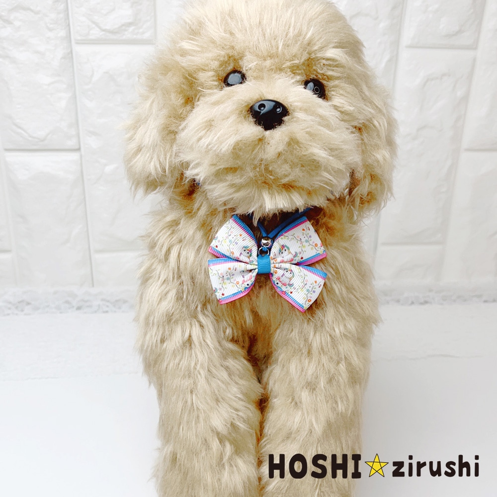 ポップユニコーンリボンペンダント【20個入り】 Pet choker Dog collar
