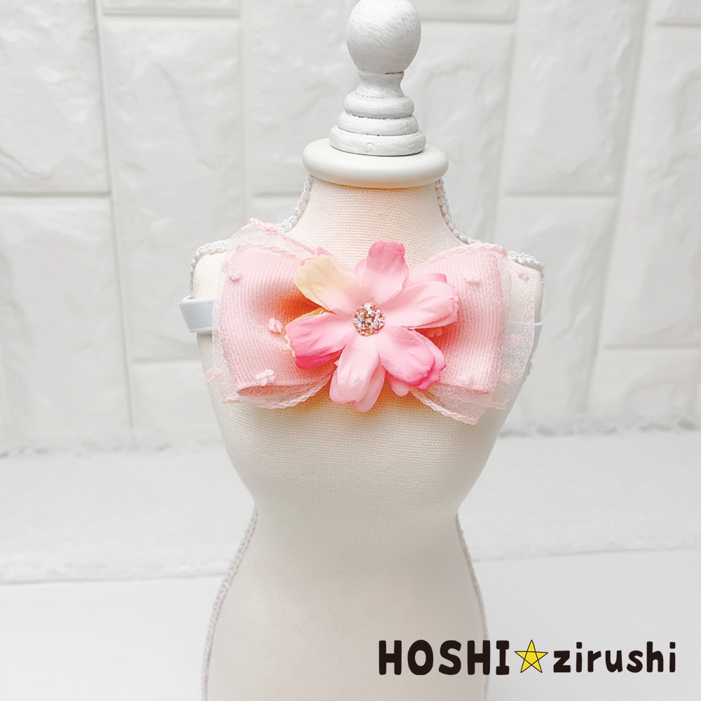 華やかフラワーチョーカー【20個入り】 Pet choker Dog collar Pet ribbon Pet accessories