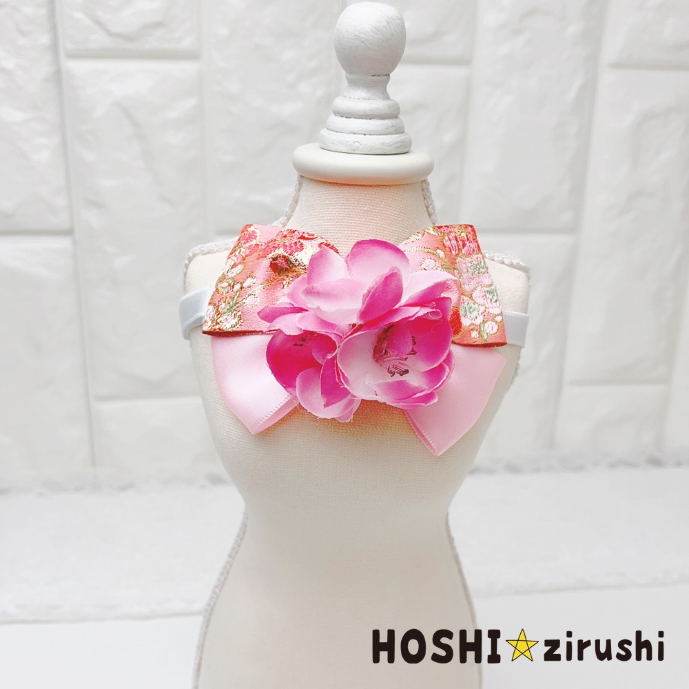 大正ロマンチョーカー【20個入り】 Pet choker Dog collar Pet ribbon