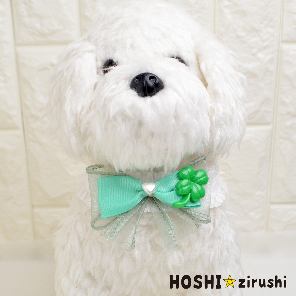 四つ葉とお花チョーカー【20個入り】 Pet choker Dog collar Pet ribbon Pet accessories