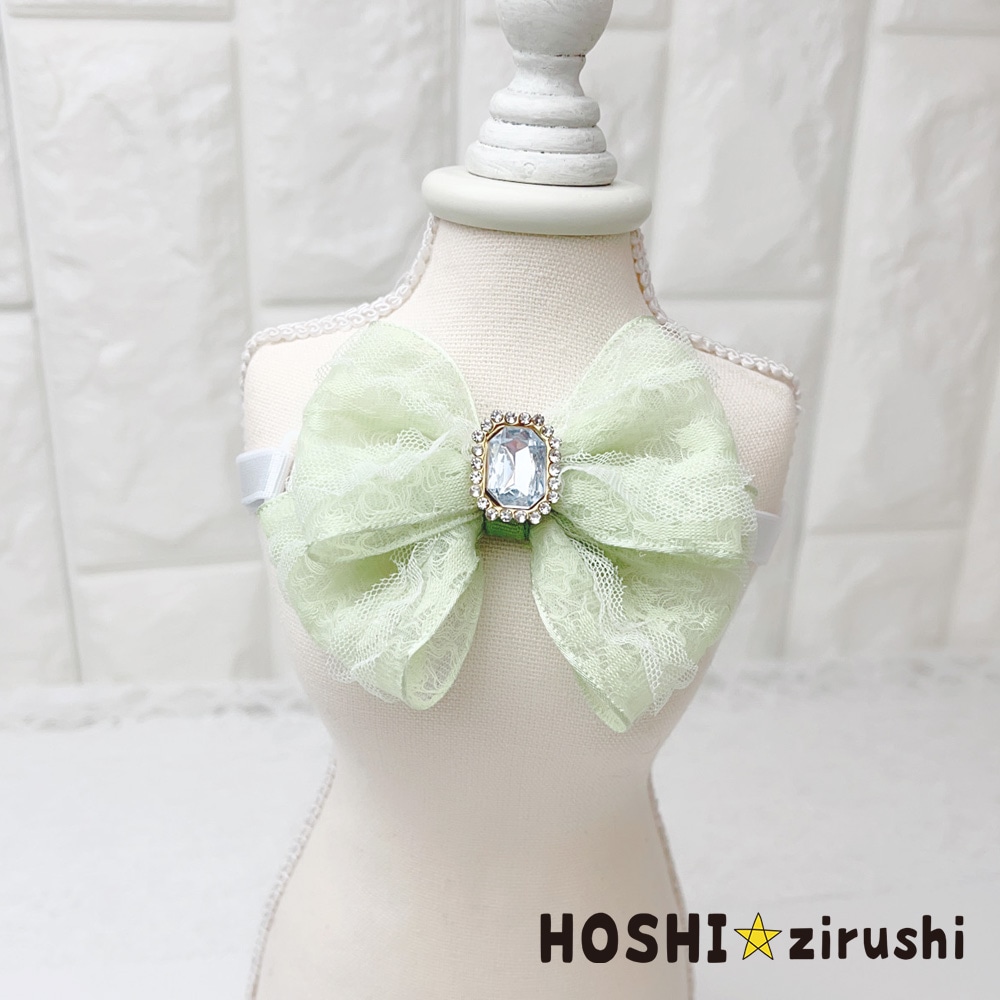 姫香ページ トリミングチョーカー エレガントビジューレースチョーカー【20個入り】 Pet choker Dog