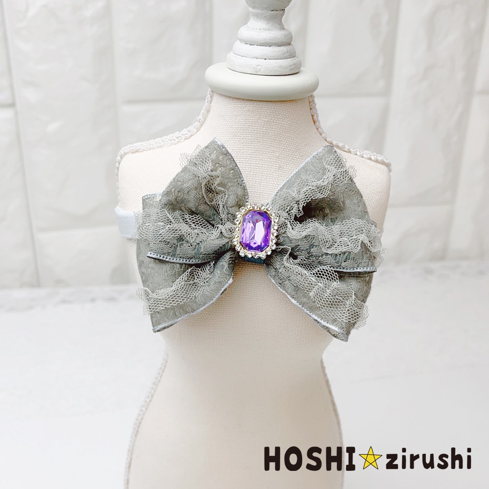 エレガントビジューレースチョーカー【20個入り】 Pet choker Dog collar Pet ribbon Pet accessories