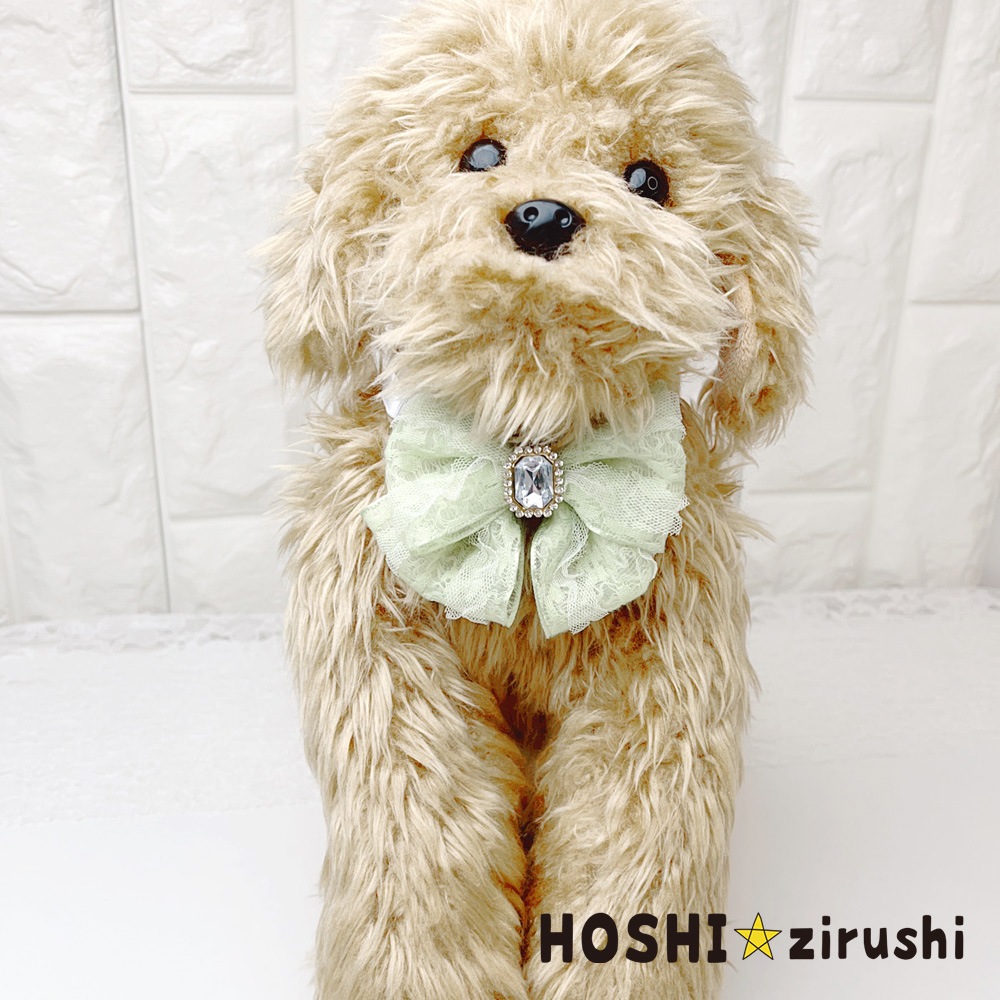 エレガントビジューレースチョーカー【20個入り】 Pet choker Dog collar Pet ribbon Pet accessories