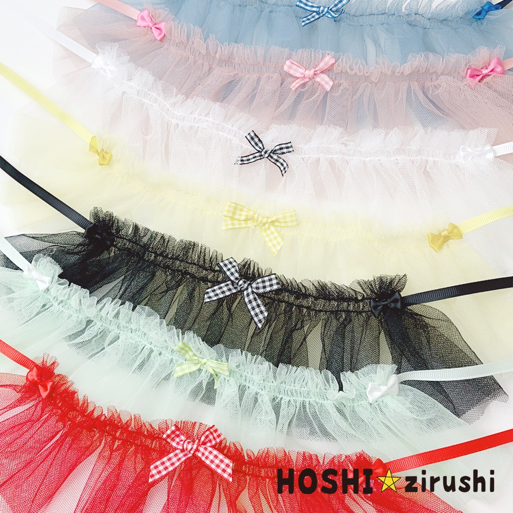 ふわふわシースルー韓国風チョーカー【20個入り】 Pet choker Dog