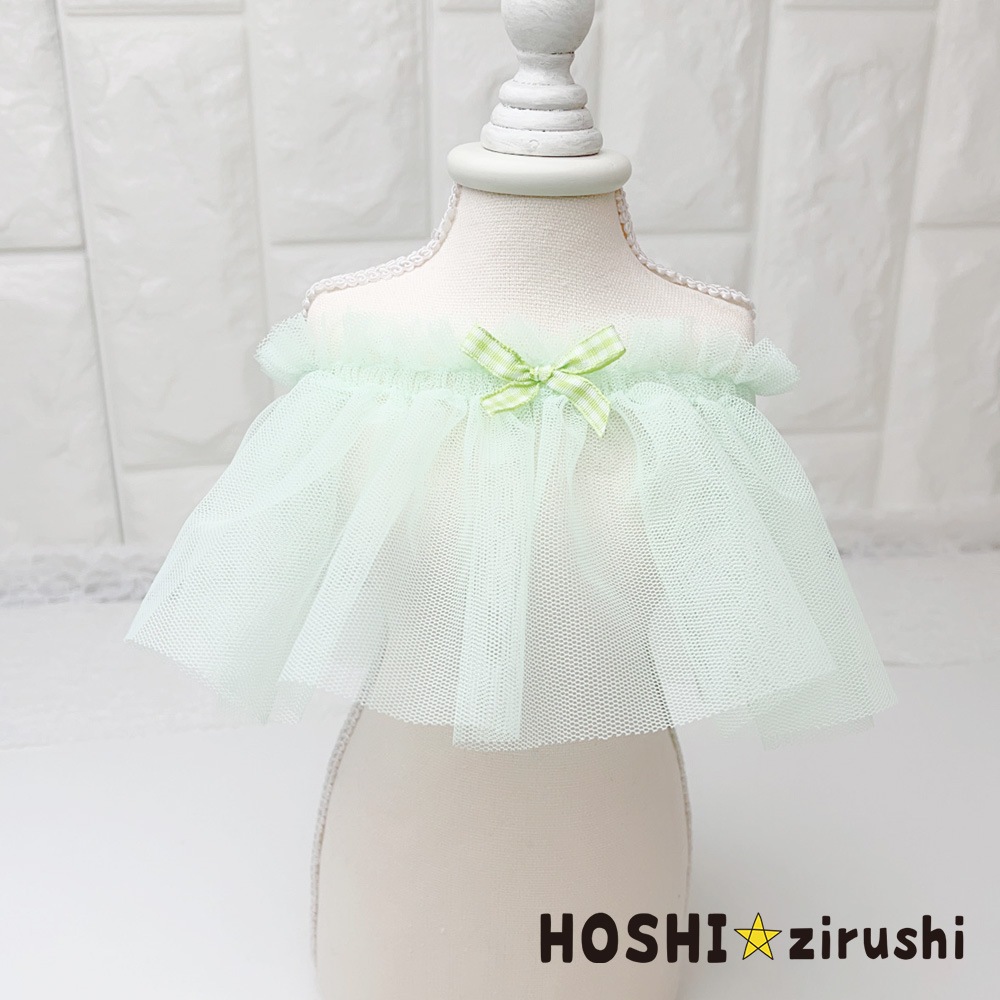 ふわふわシースルー韓国風チョーカー【20個入り】 Pet choker Dog collar Pet ribbon Pet accessories