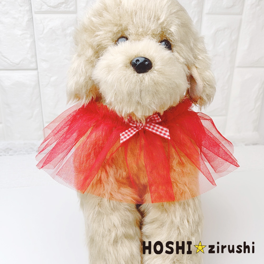 ふわふわシースルー韓国風チョーカー【20個入り】 Pet choker Dog