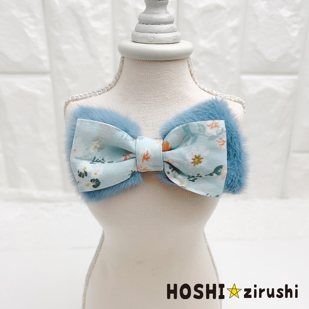 AIoha‪ ·͜·ページ トリミングチョーカー 花柄のファーチョーカー【20個入り】 Pet choker Dog collar Pet