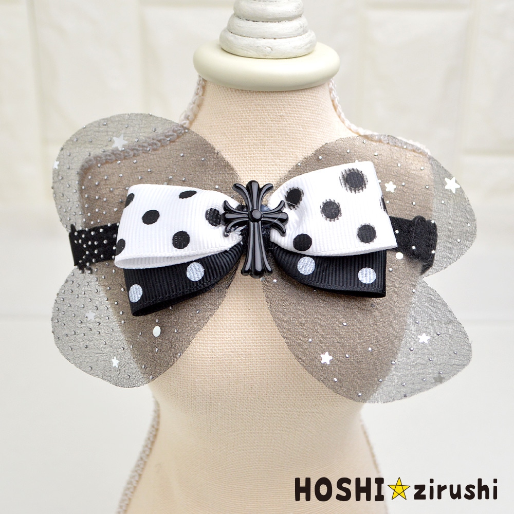 モノクロクロスチョーカー【20個入り】 Pet choker Dog collar Pet ribbon Pet accessories